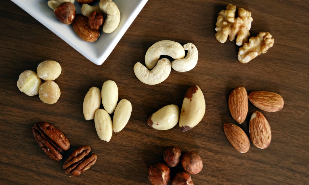 Nuts and seeds are some of the foods to eat when you're depressed