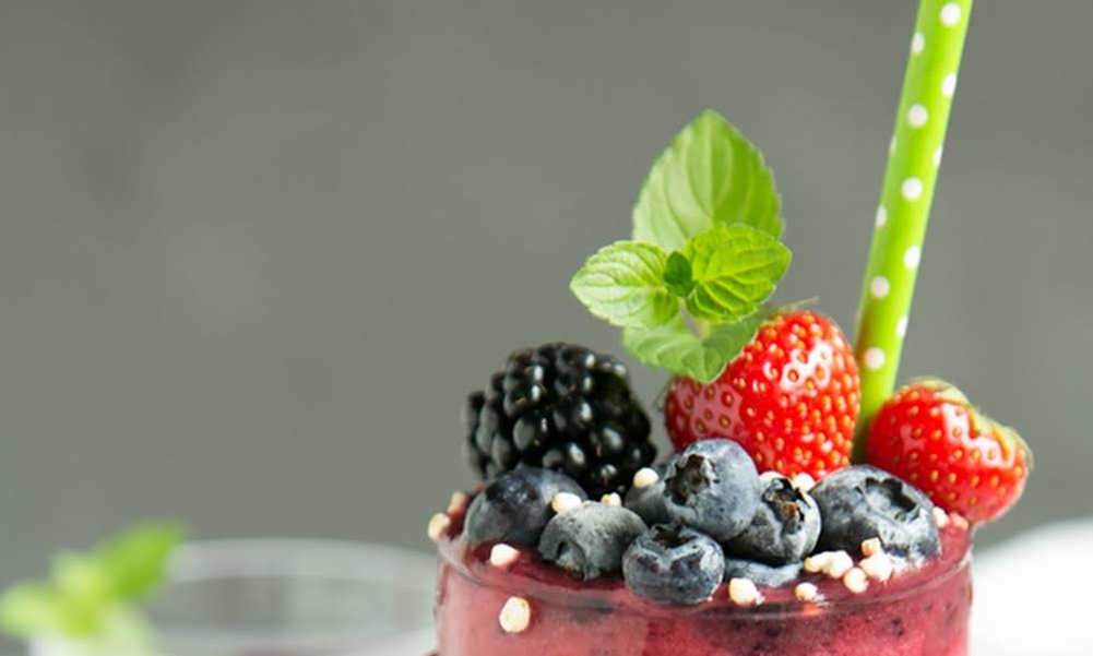 Strawberry Blackberry Raspberry Smoothie is one of the healthy delicious smoothie recipes